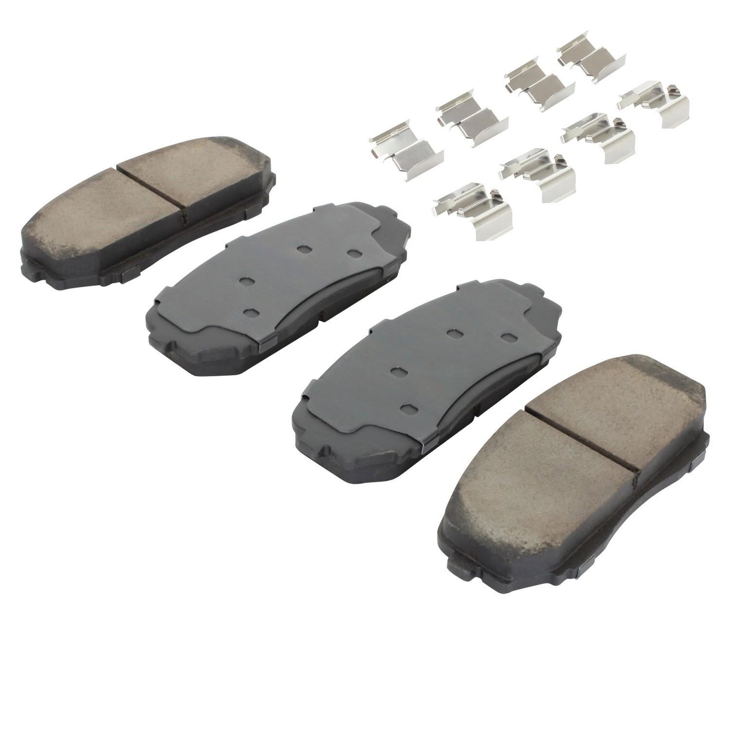 Angle View of Front Disc Brake Pad Set MPA 1002-1258M