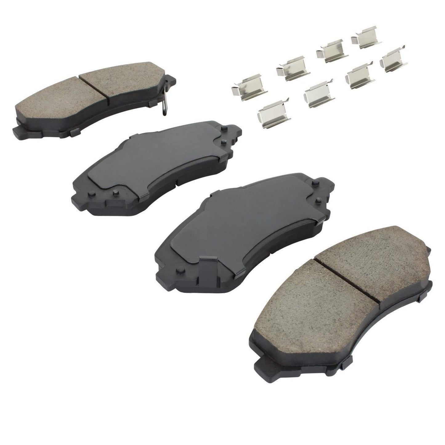 Angle View of Front Disc Brake Pad Set MPA 1002-1273M