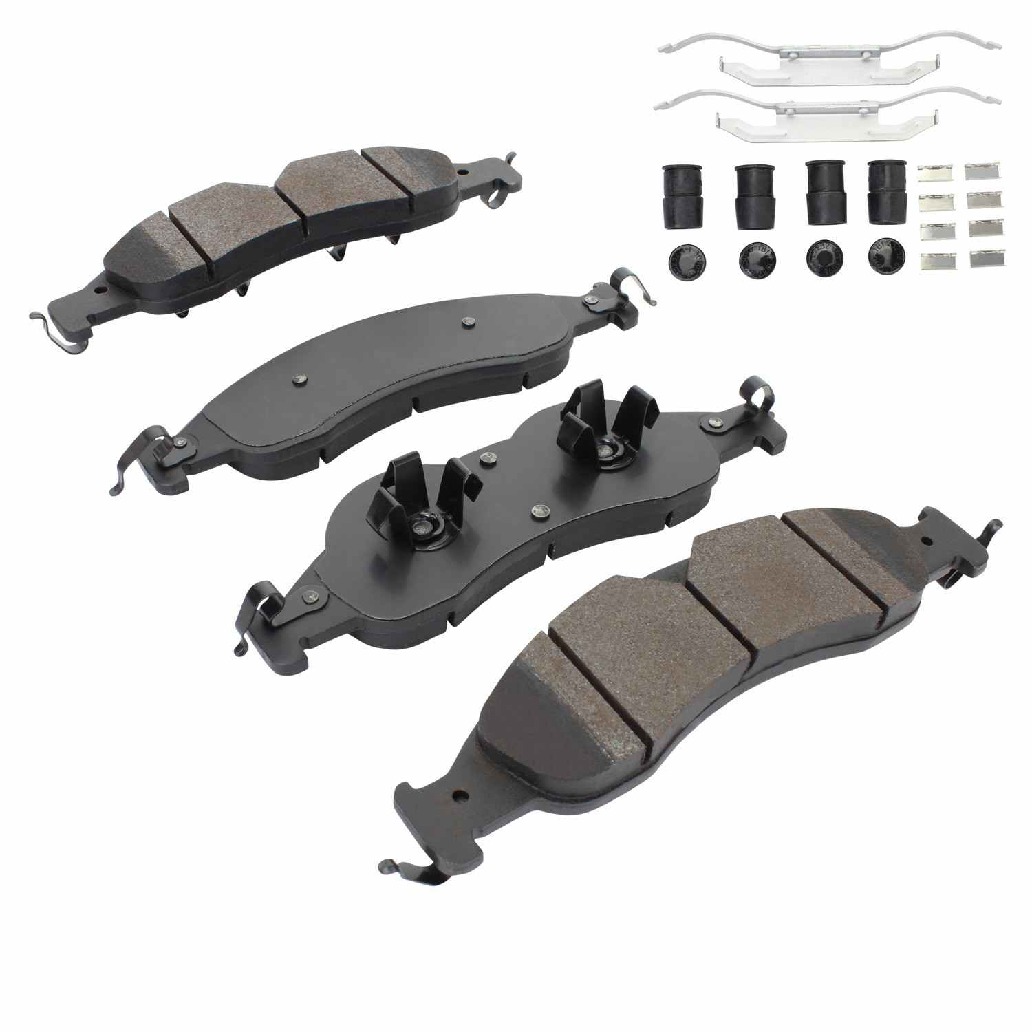 Angle View of Front Disc Brake Pad Set MPA 1002-1278M