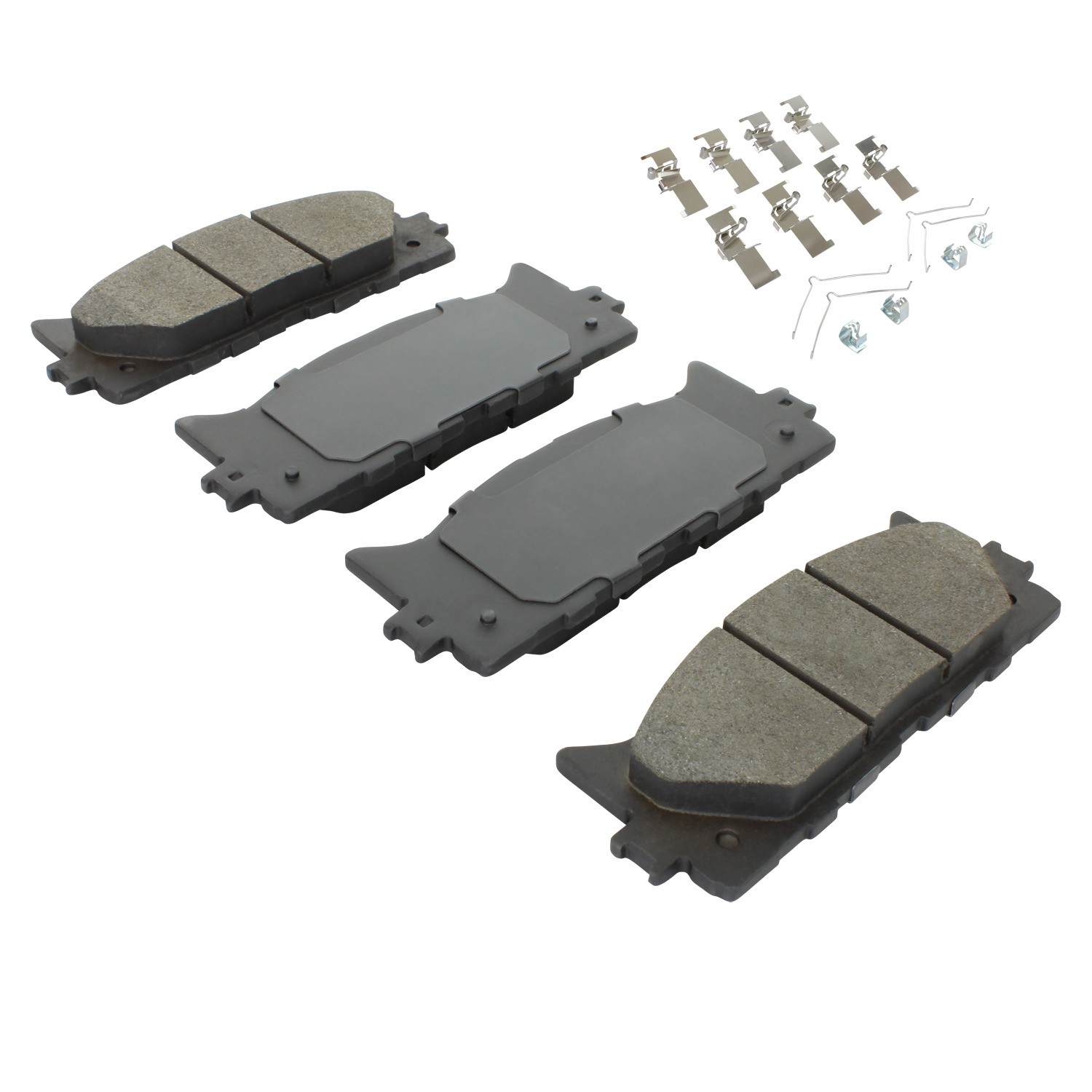 Angle View of Front Disc Brake Pad Set MPA 1002-1293M