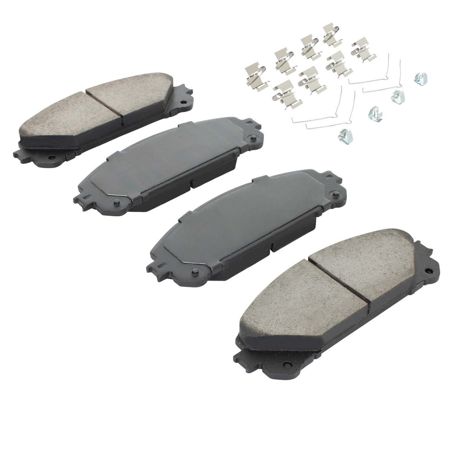 Angle View of Front Disc Brake Pad Set MPA 1002-1324M