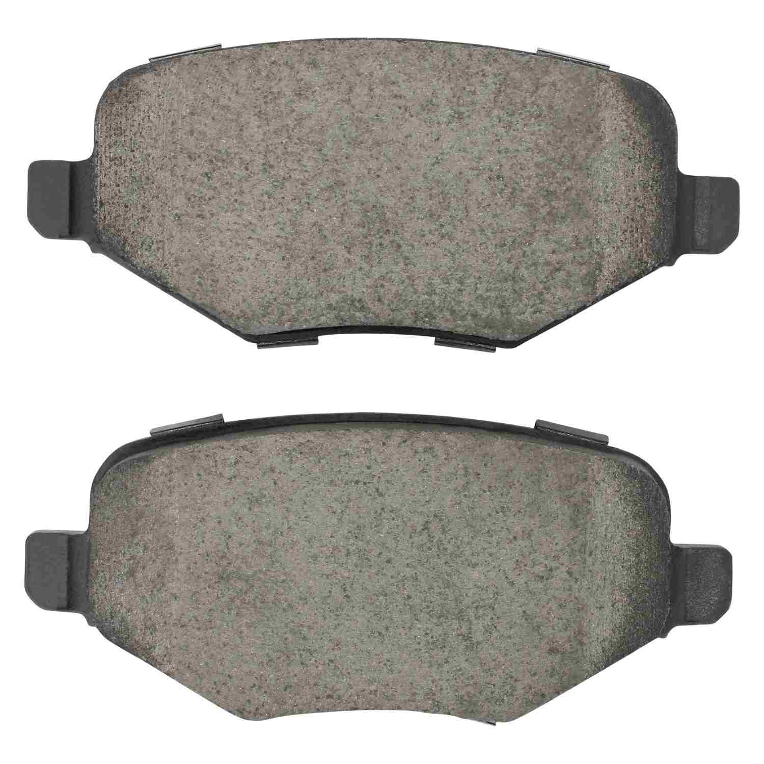 Front View of Rear Disc Brake Pad Set MPA 1002-1377M