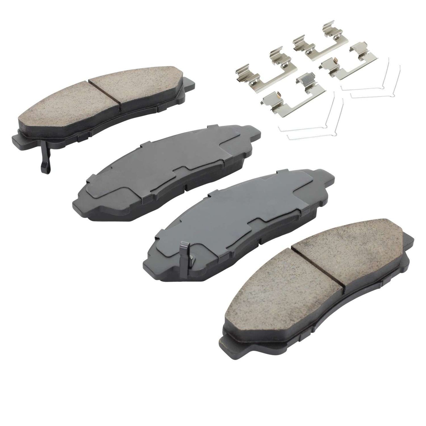 Angle View of Front Disc Brake Pad Set MPA 1002-1378M