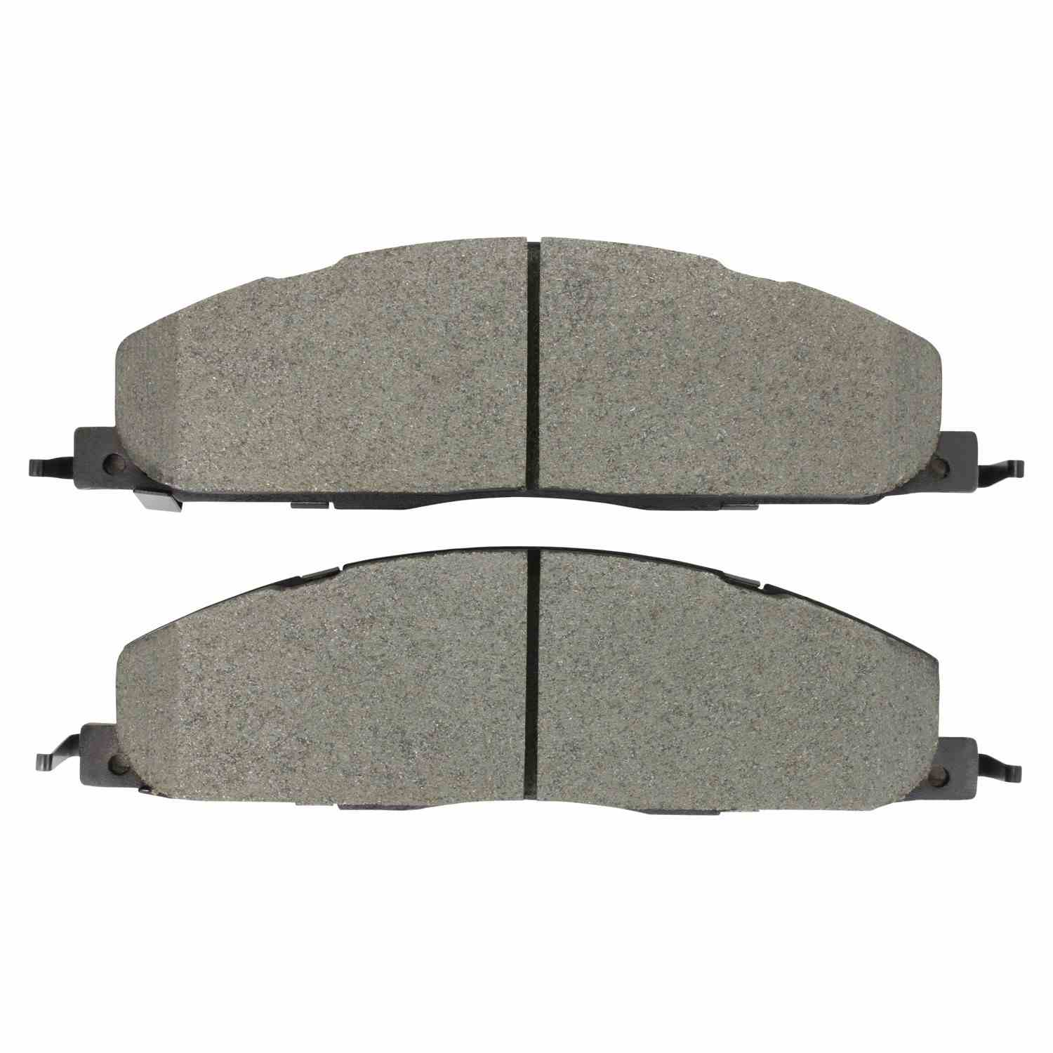 Front View of Rear Disc Brake Pad Set MPA 1002-1400M