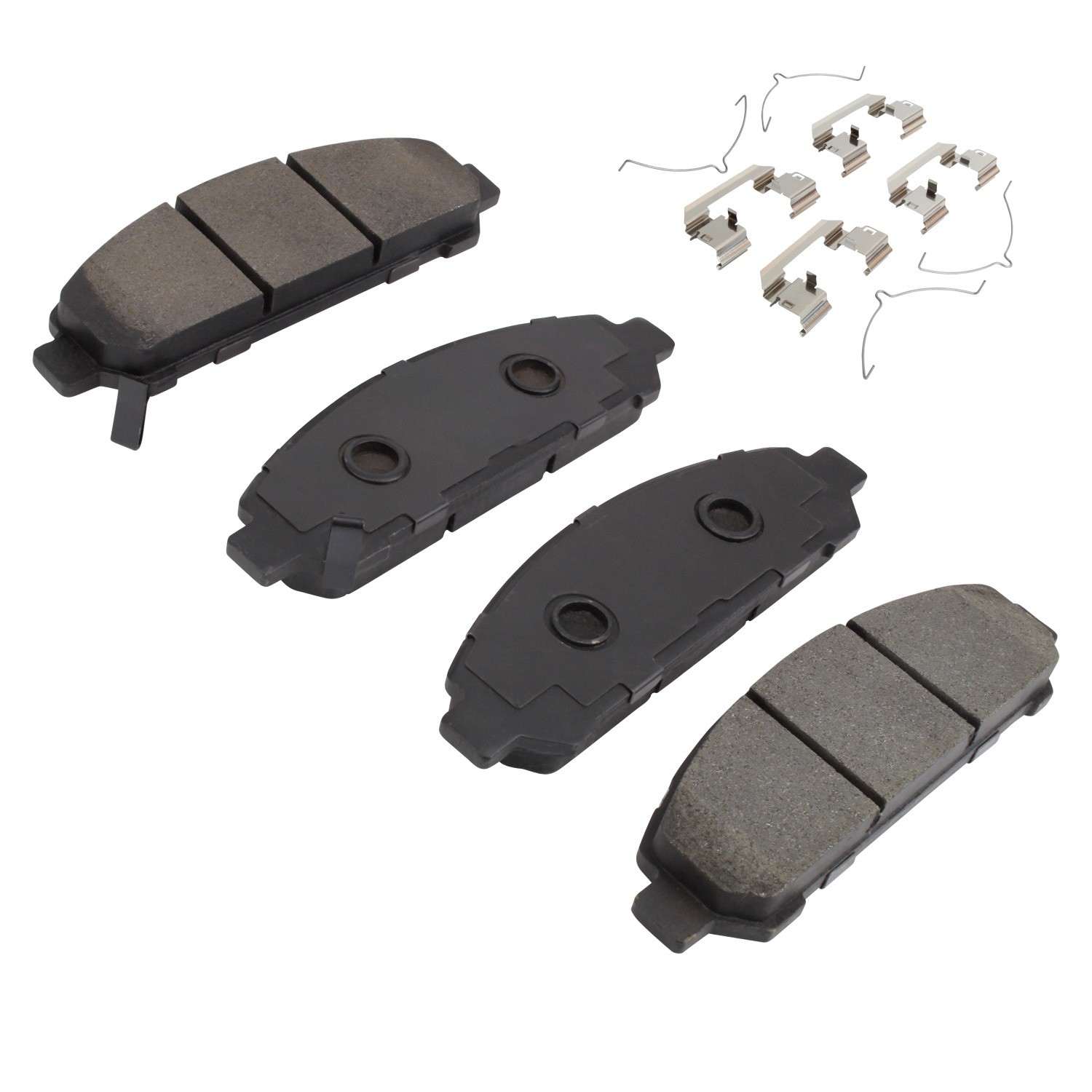 Angle View of Front Disc Brake Pad Set MPA 1002-1401M