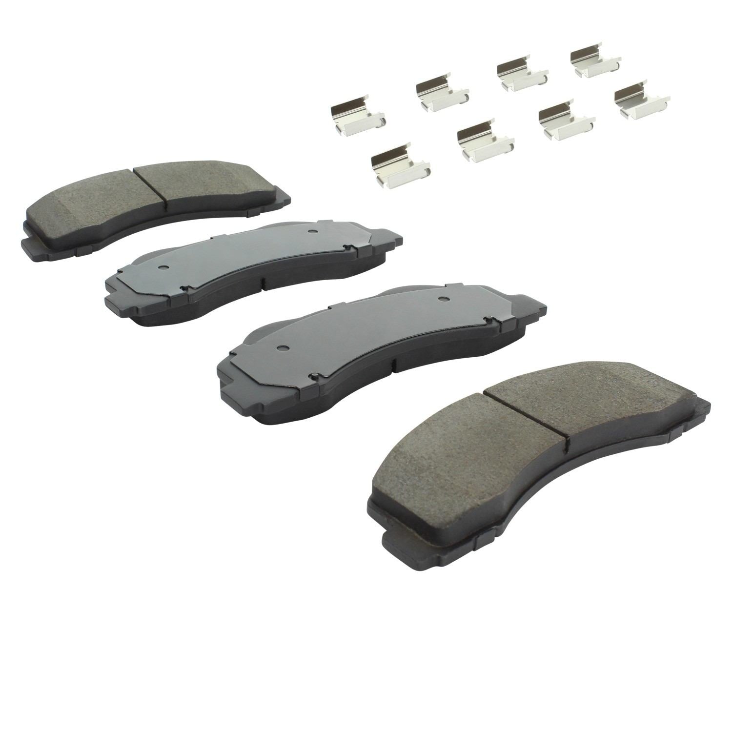 Angle View of Front Disc Brake Pad Set MPA 1002-1414M