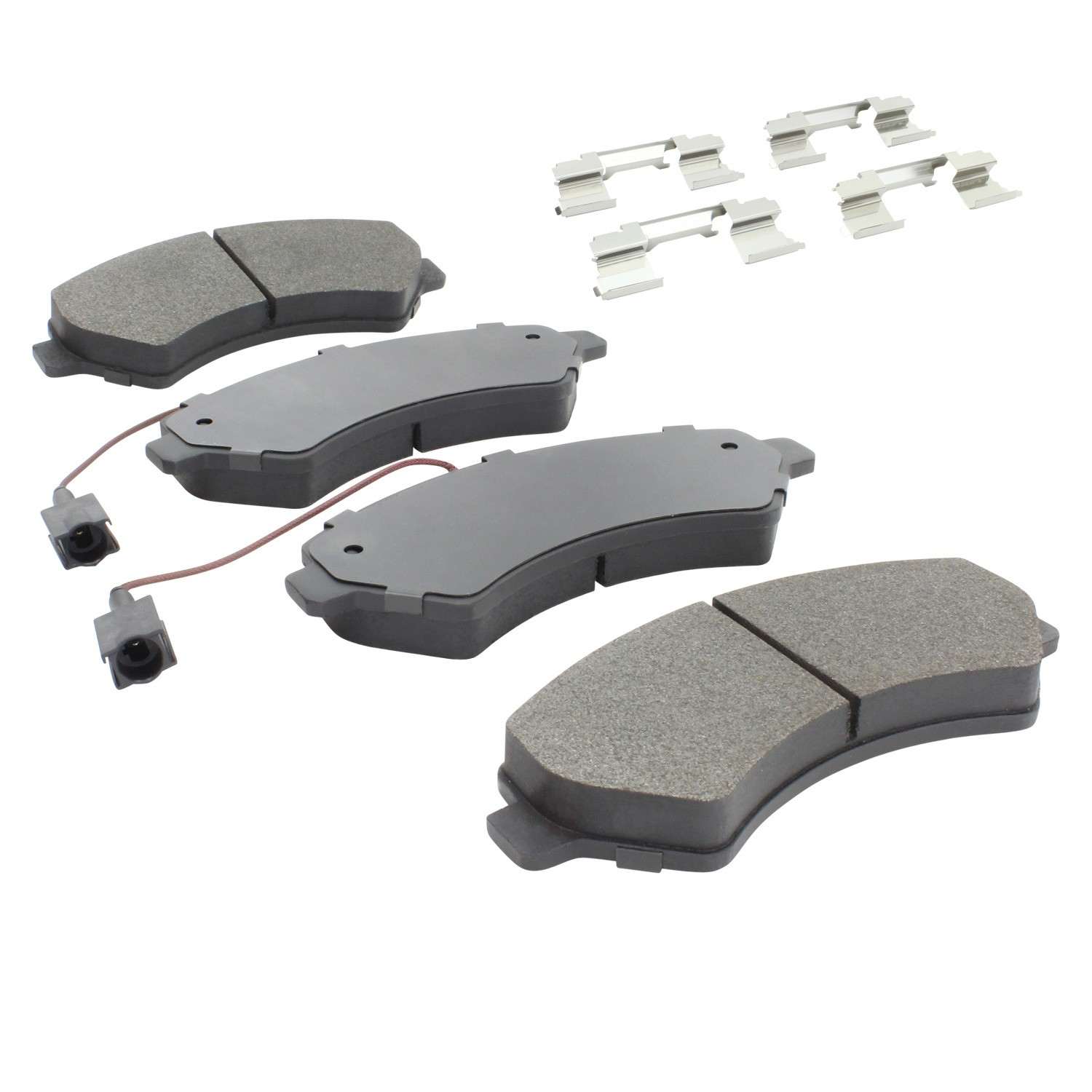 Angle View of Front Disc Brake Pad Set MPA 1002-1540AM