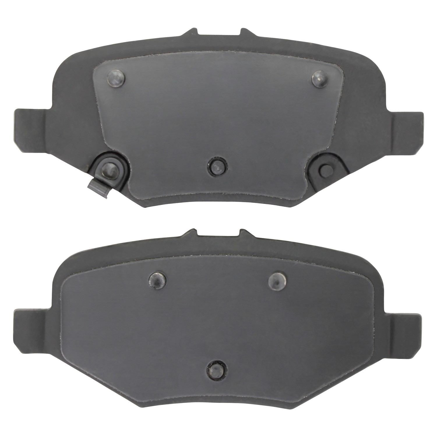 Back View of Rear Disc Brake Pad Set MPA 1002-1612M