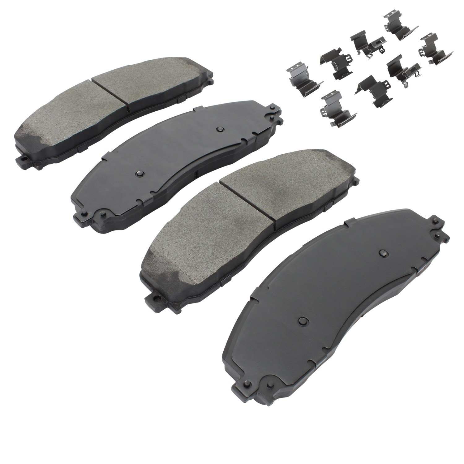 Angle View of Front Disc Brake Pad Set MPA 1002-1680M