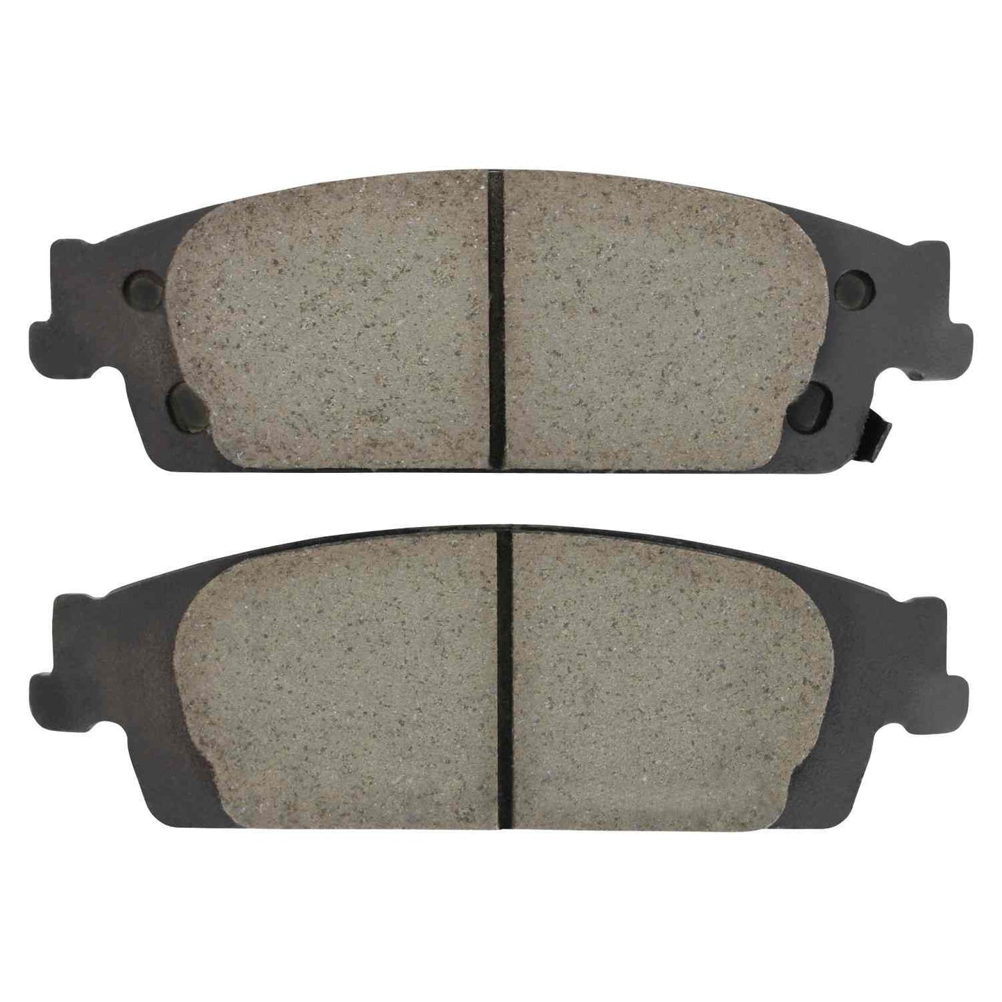 Front View of Rear Disc Brake Pad Set MPA 1002-1707M