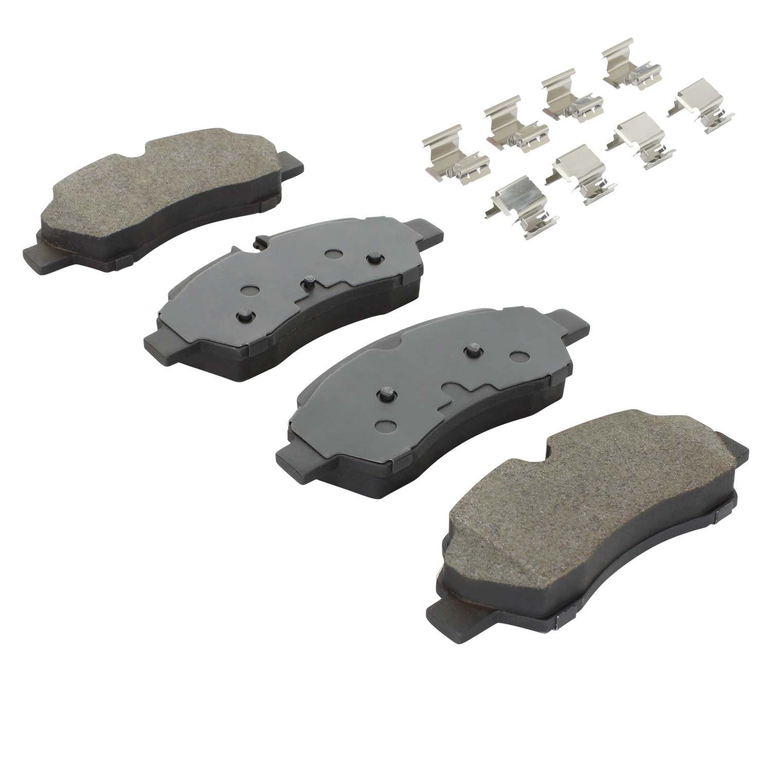 Angle View of Rear Disc Brake Pad Set MPA 1002-1775M