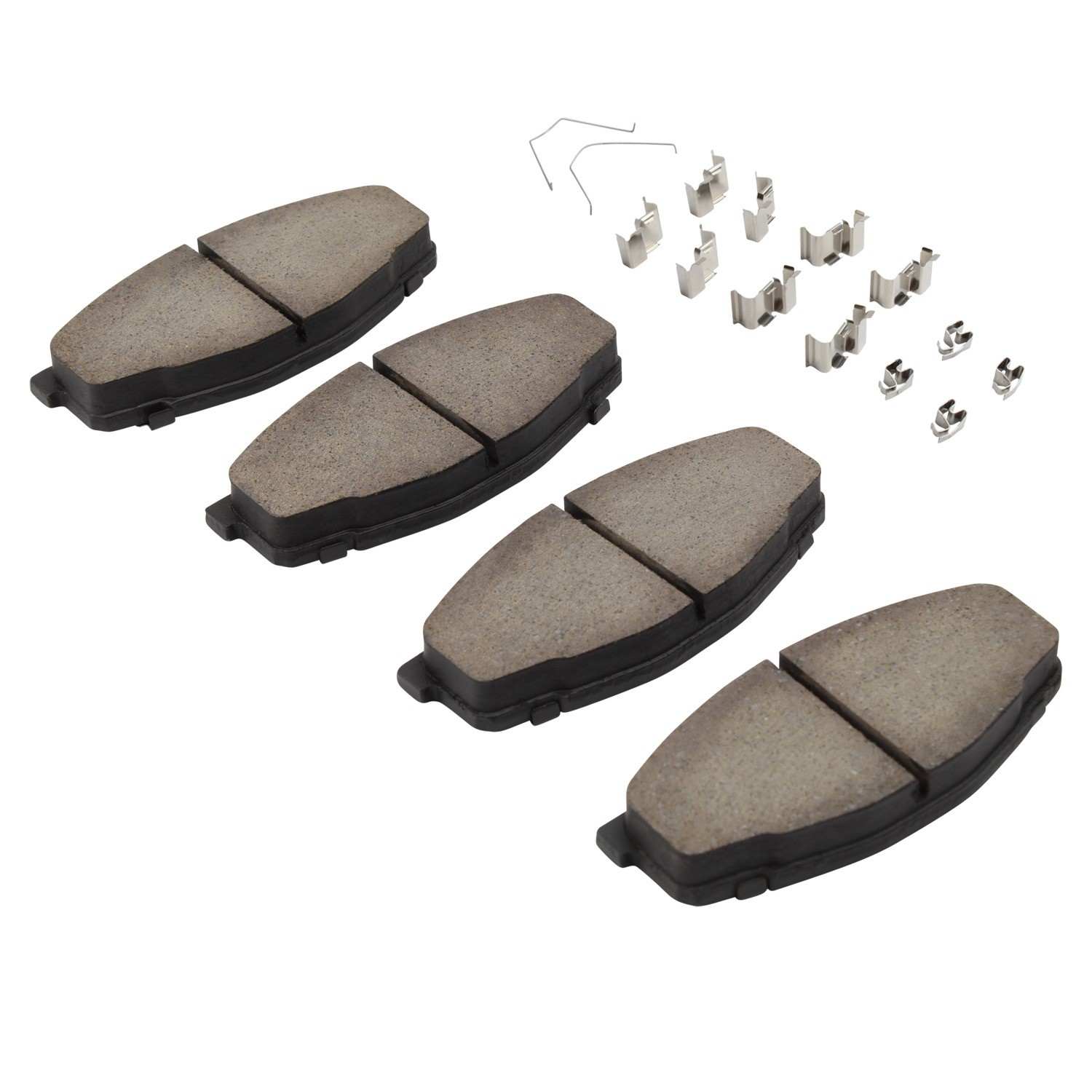 Angle View of Front Disc Brake Pad Set MPA 1003-0207C