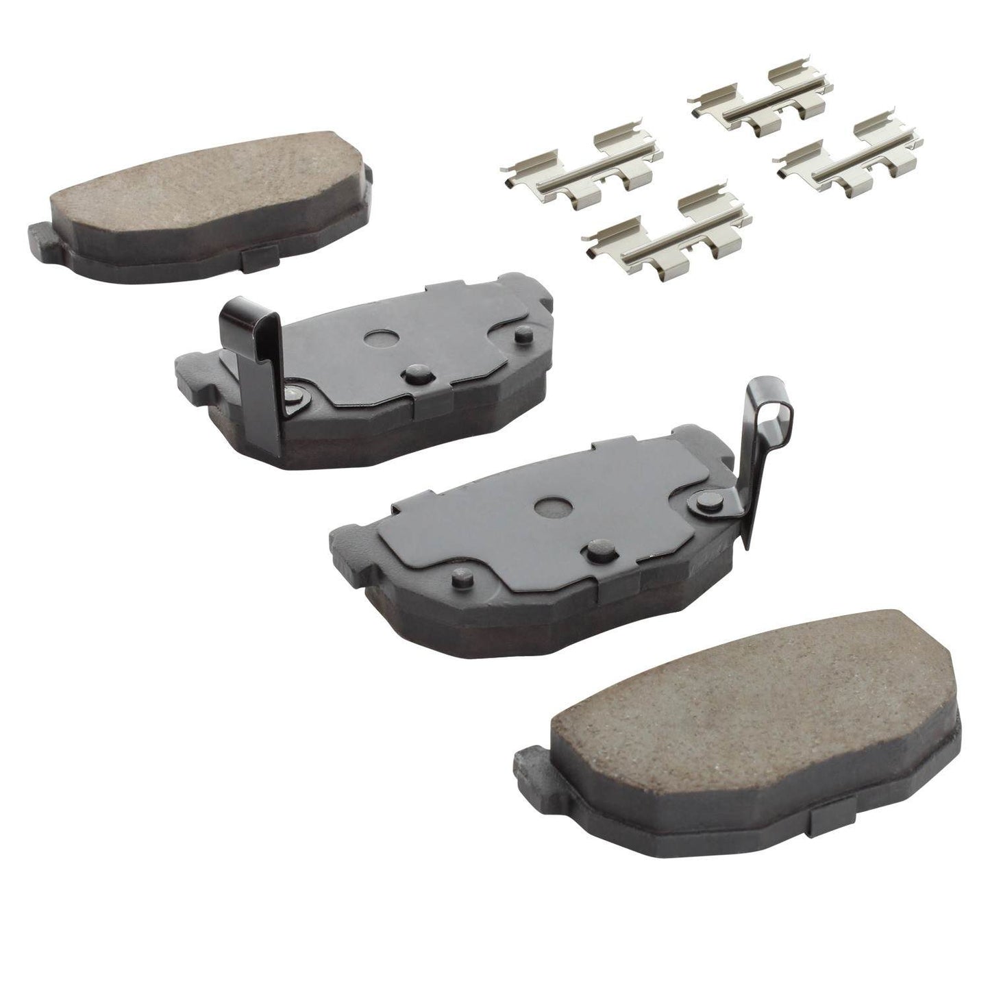 Angle View of Rear Disc Brake Pad Set MPA 1003-0272C