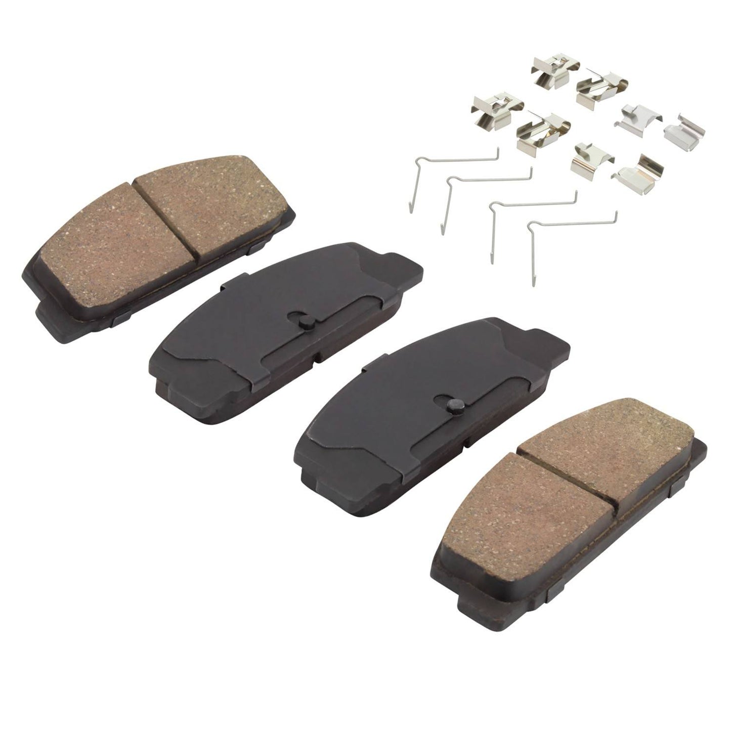 Angle View of Rear Disc Brake Pad Set MPA 1003-0332C