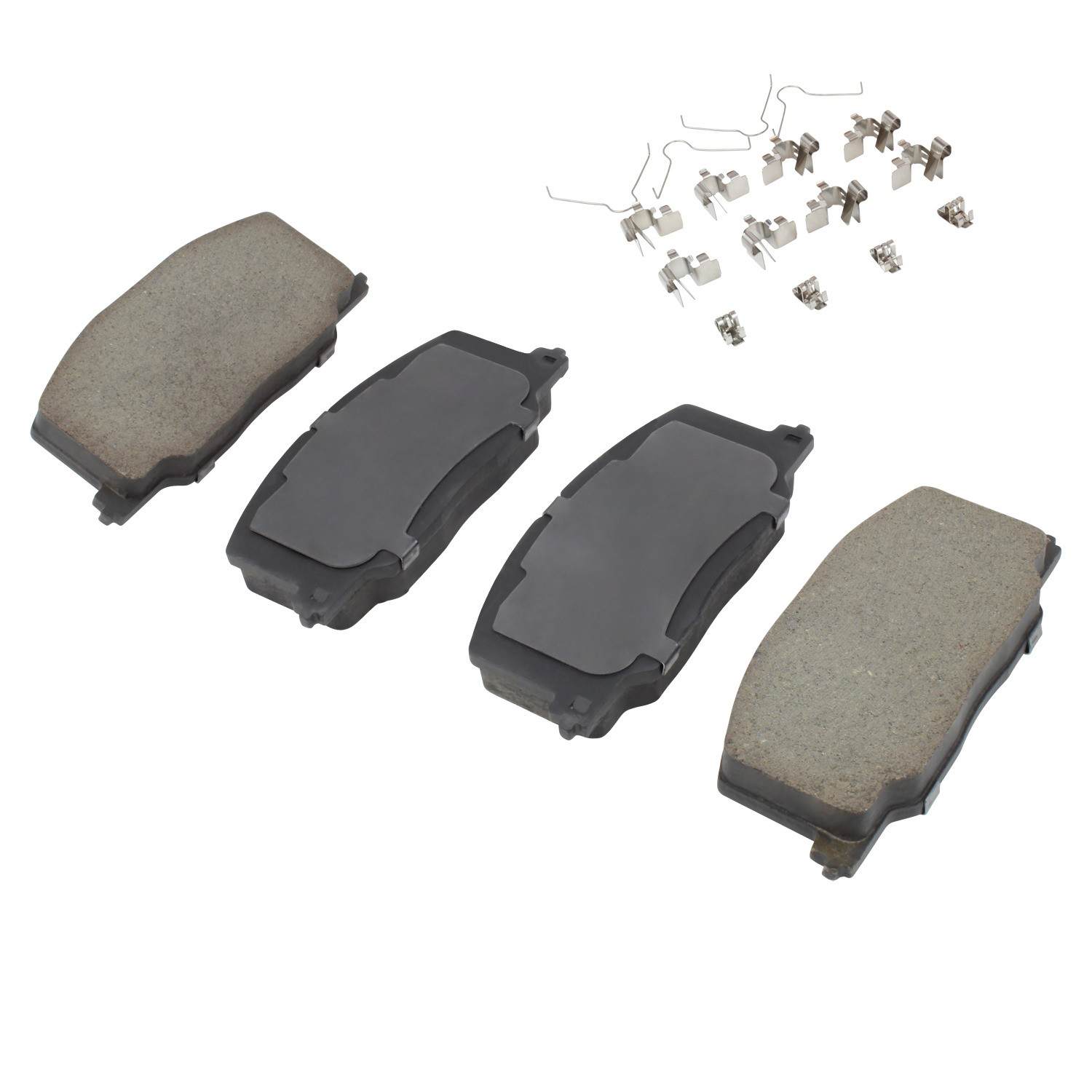 Angle View of Front Disc Brake Pad Set MPA 1003-0356C