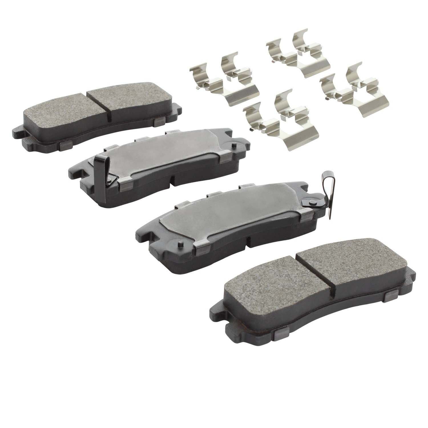 Angle View of Rear Disc Brake Pad Set MPA 1003-0383C