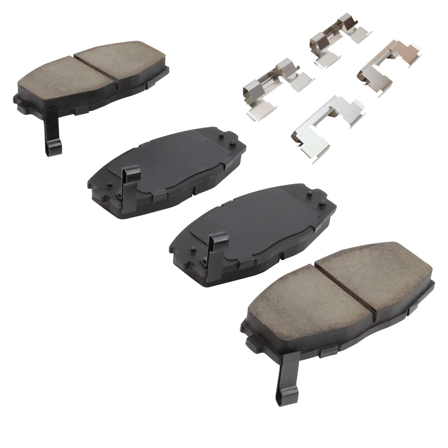 Angle View of Front Disc Brake Pad Set MPA 1003-0435C