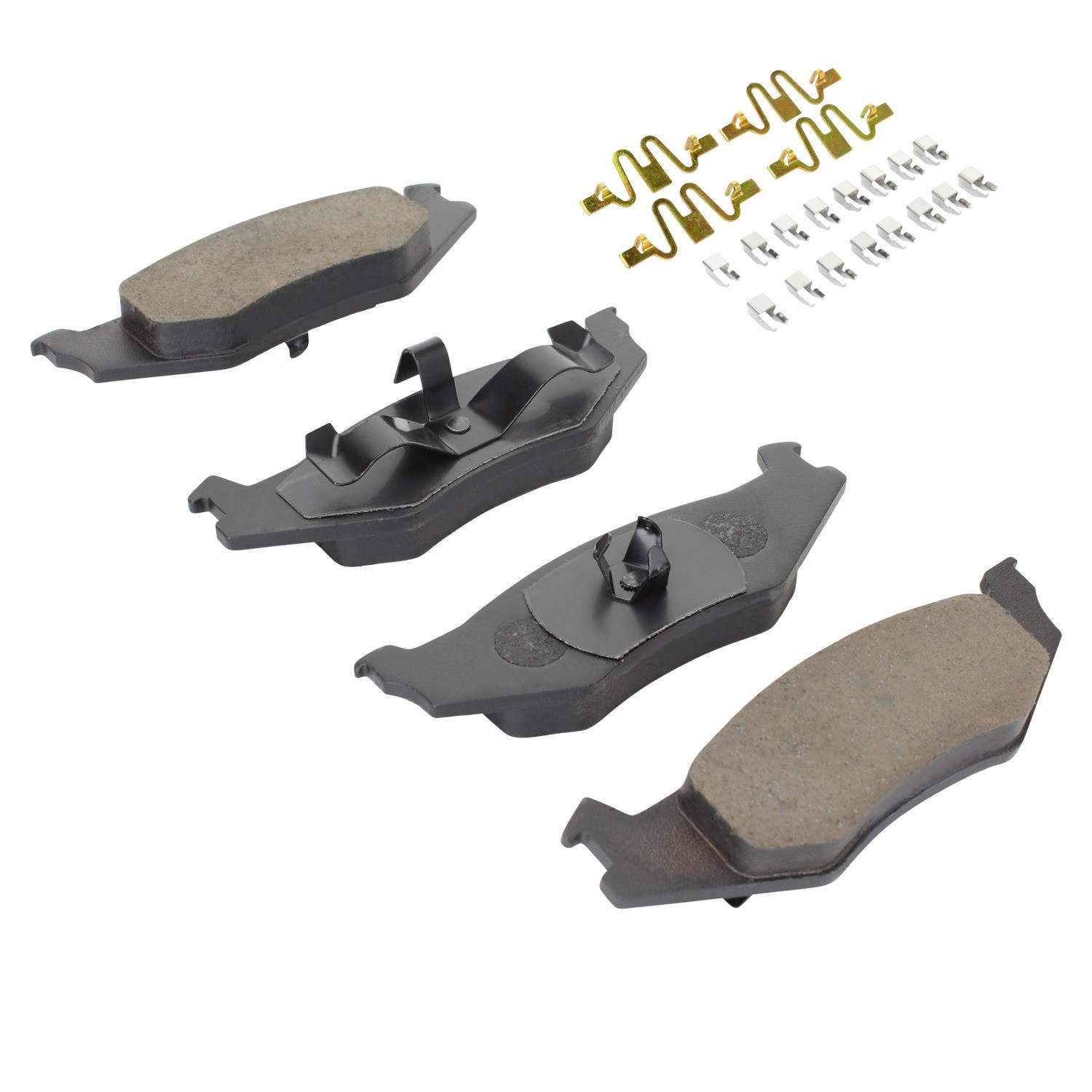 Angle View of Rear Disc Brake Pad Set MPA 1003-0512C