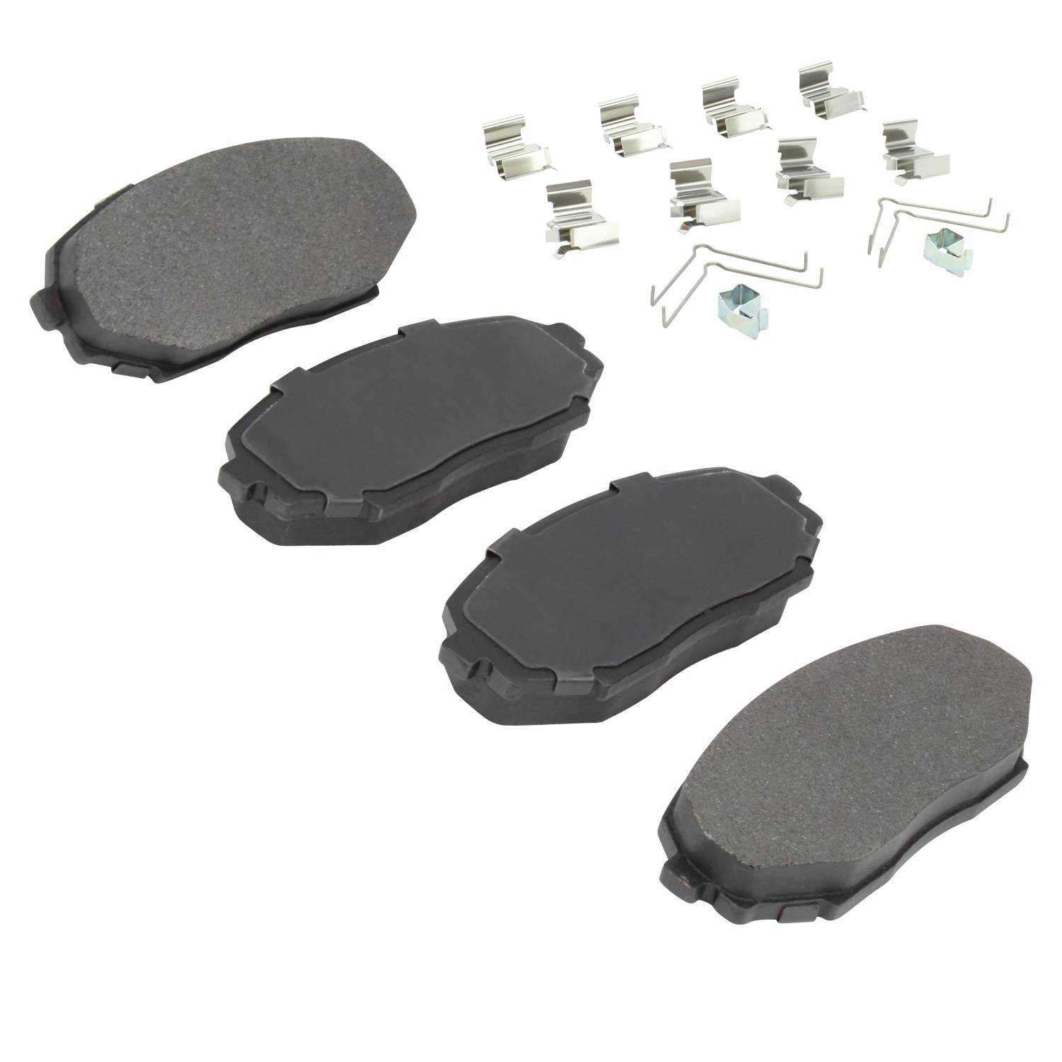 Angle View of Front Disc Brake Pad Set MPA 1003-0525C