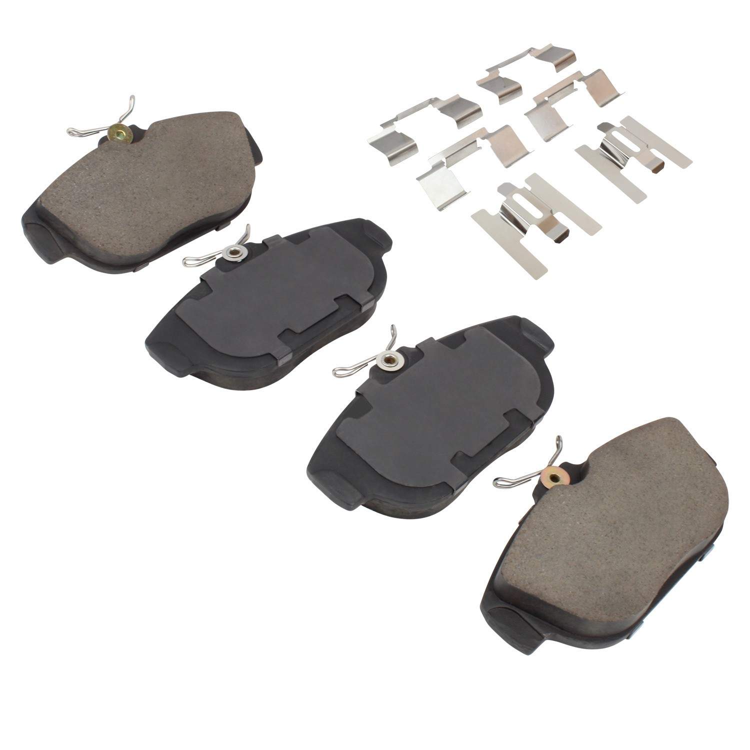 Angle View of Front Disc Brake Pad Set MPA 1003-0542C