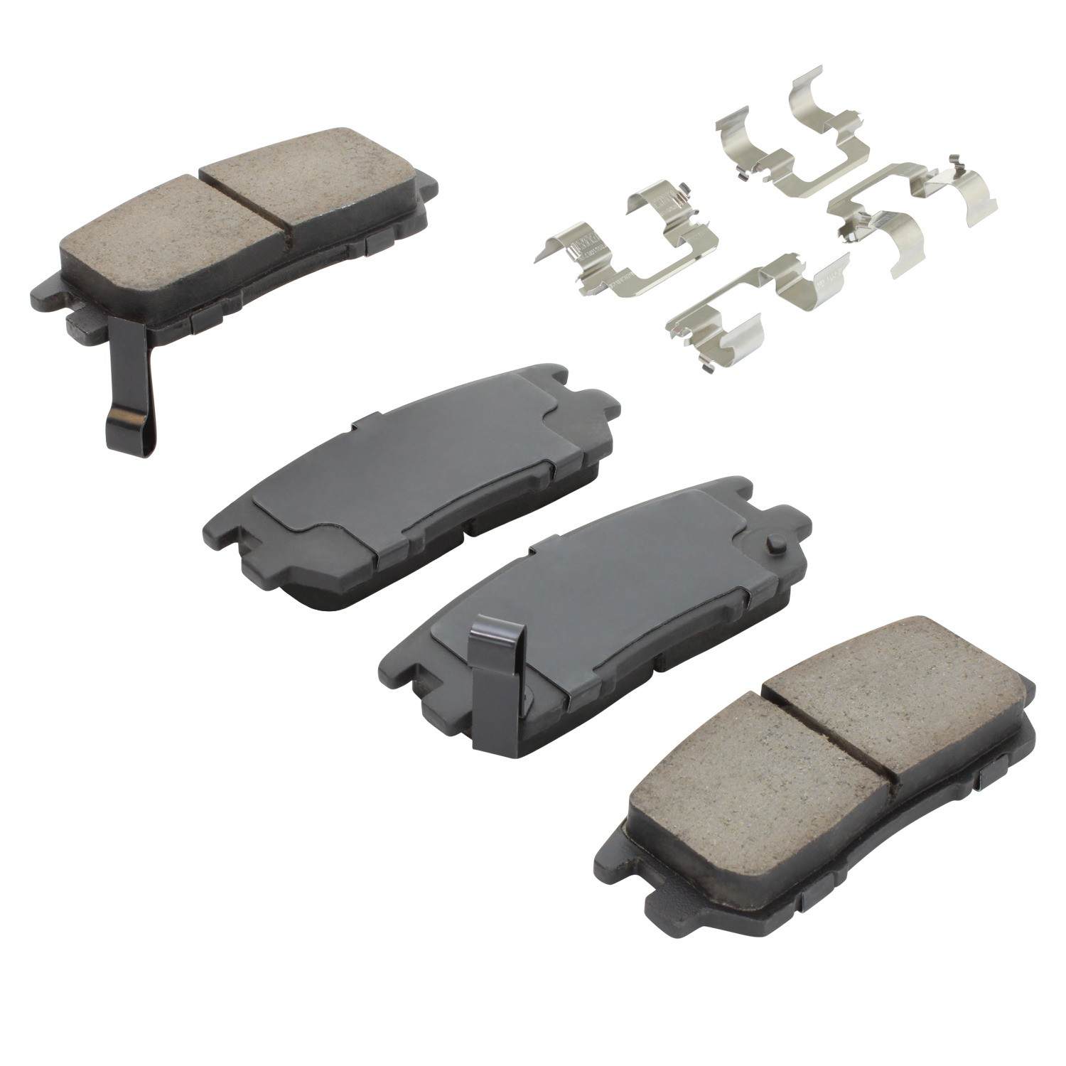 Angle View of Rear Disc Brake Pad Set MPA 1003-0567C