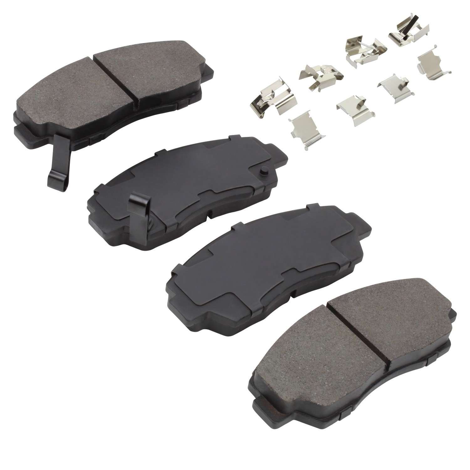 Angle View of Front Disc Brake Pad Set MPA 1003-0574M