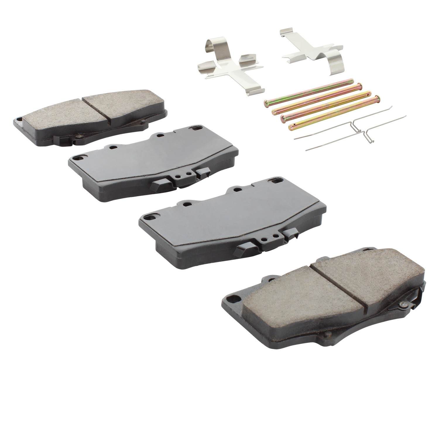 Angle View of Front Disc Brake Pad Set MPA 1003-0611C