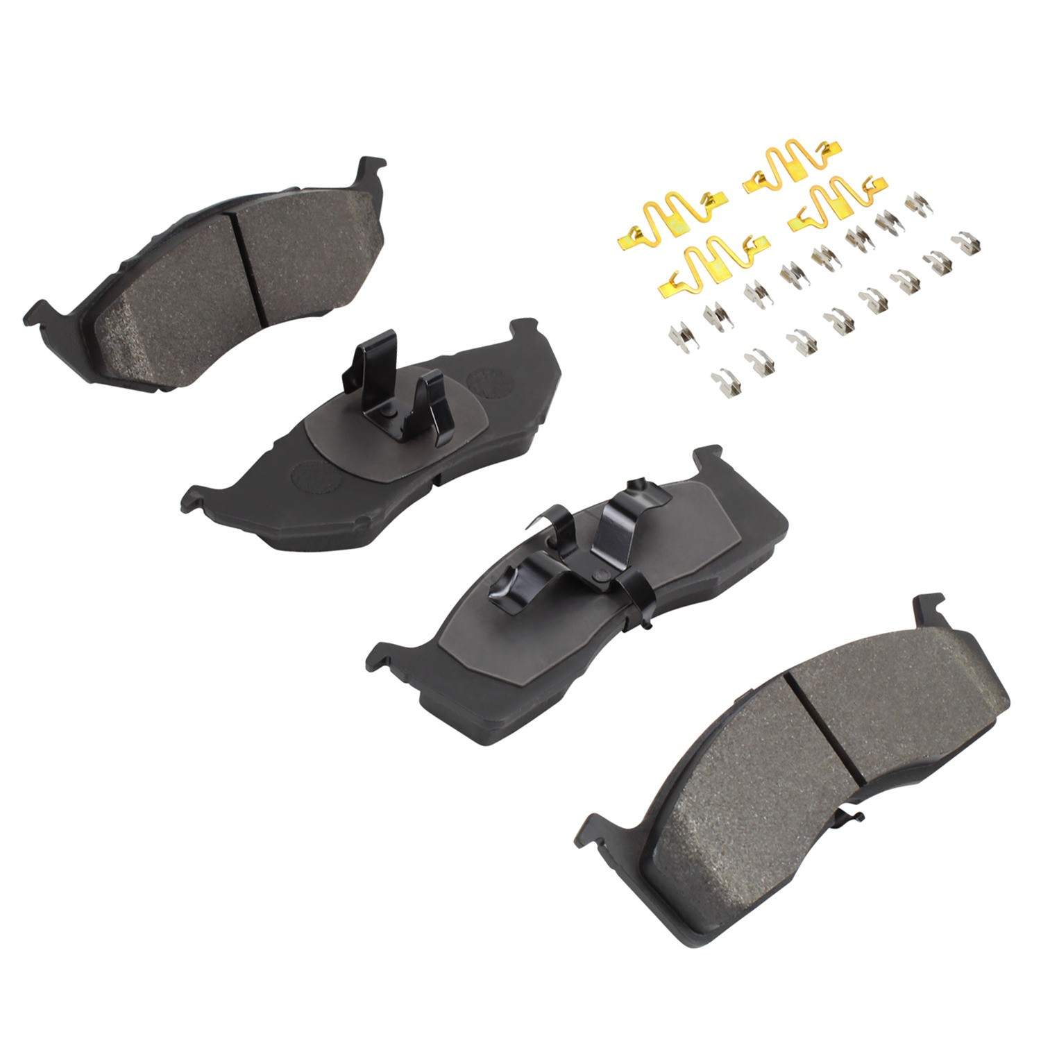 Angle View of Front Disc Brake Pad Set MPA 1003-0642M