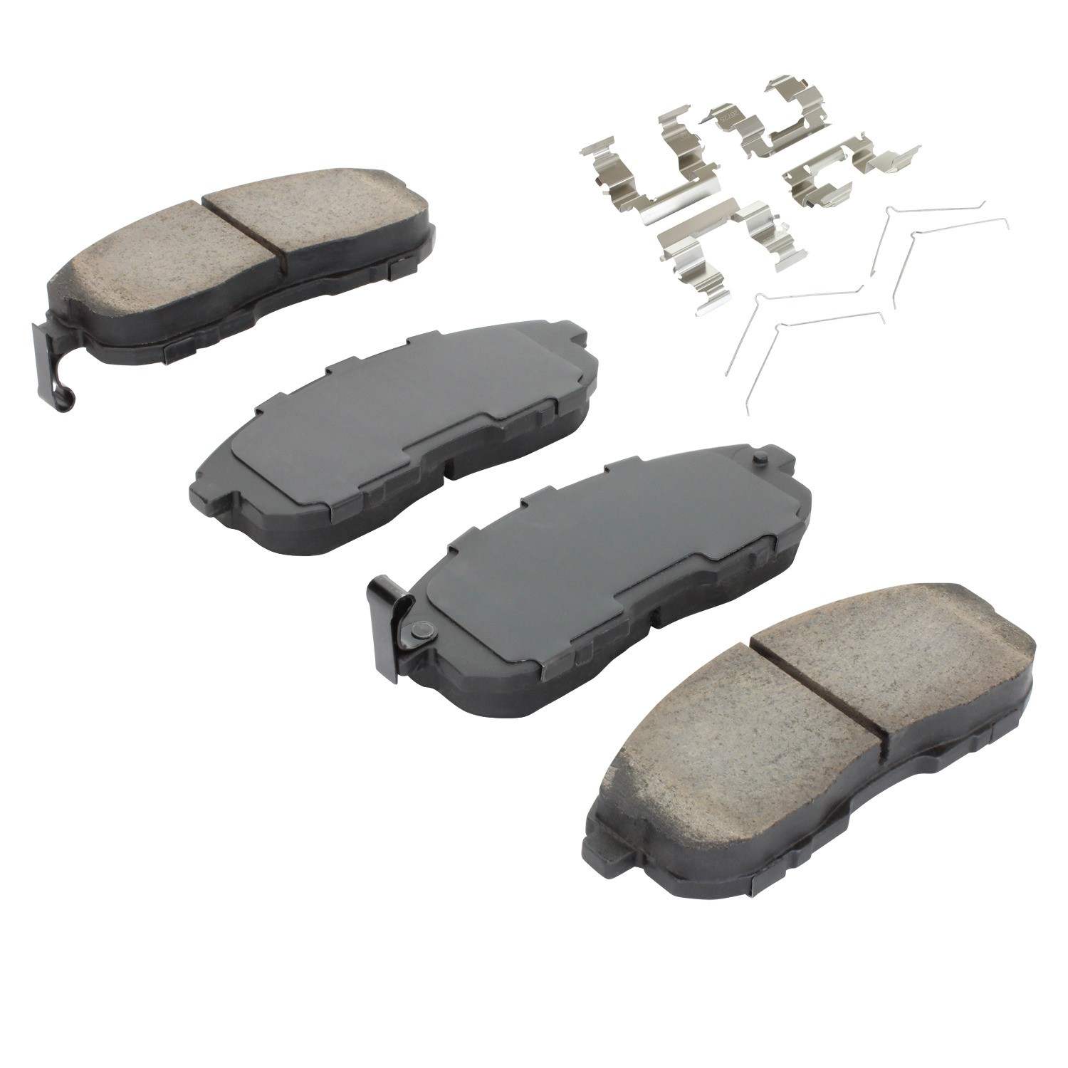 Angle View of Front Disc Brake Pad Set MPA 1003-0653C