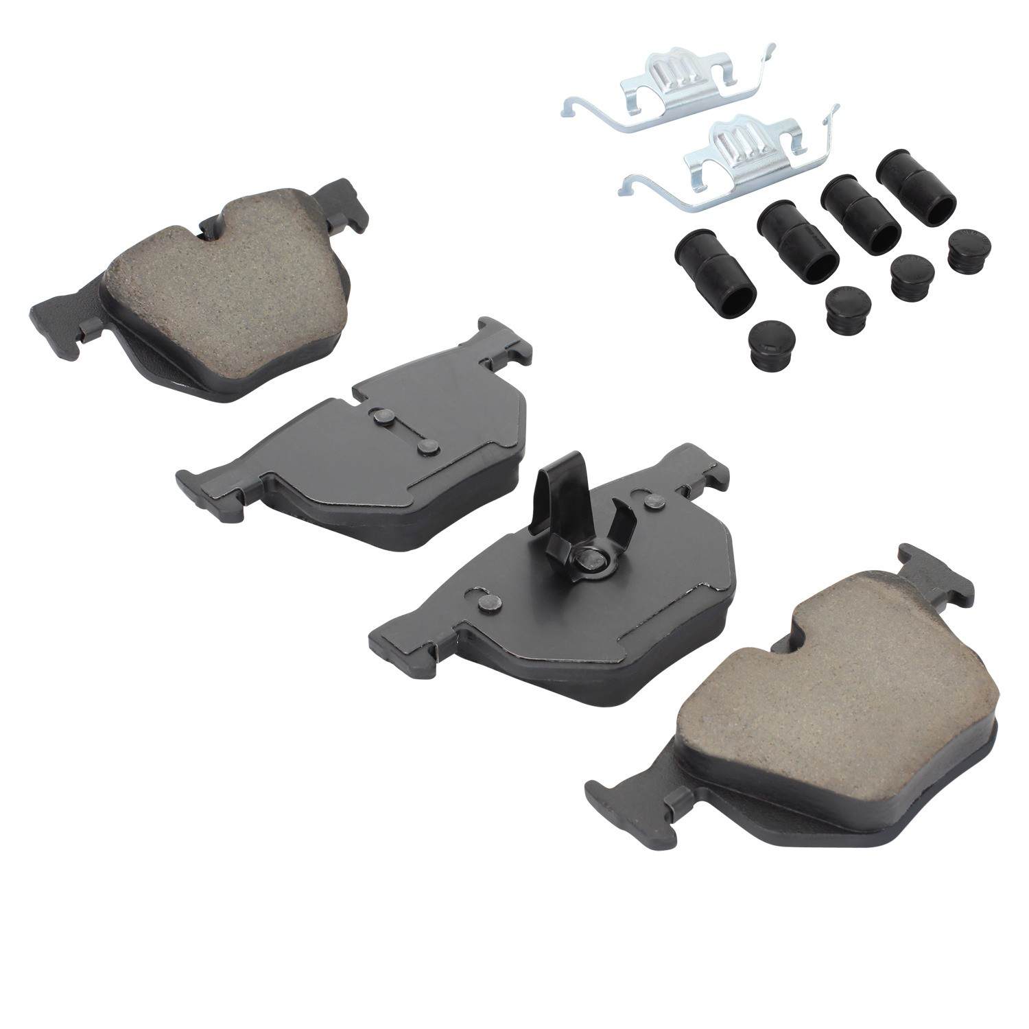 Angle View of Rear Disc Brake Pad Set MPA 1003-0683AC