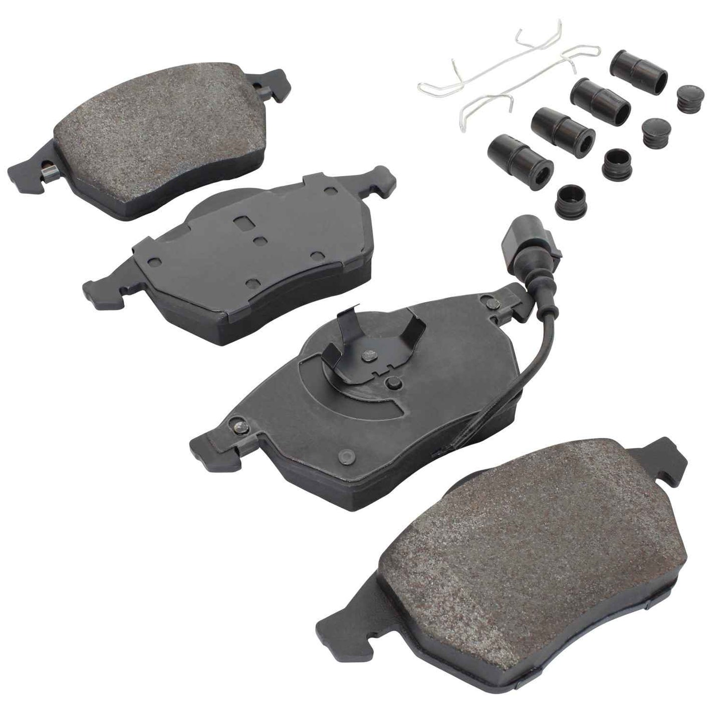 Angle View of Front Disc Brake Pad Set MPA 1003-0687AM