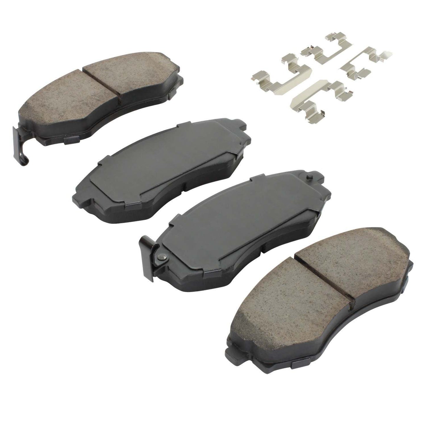 Angle View of Front Disc Brake Pad Set MPA 1003-0700BC