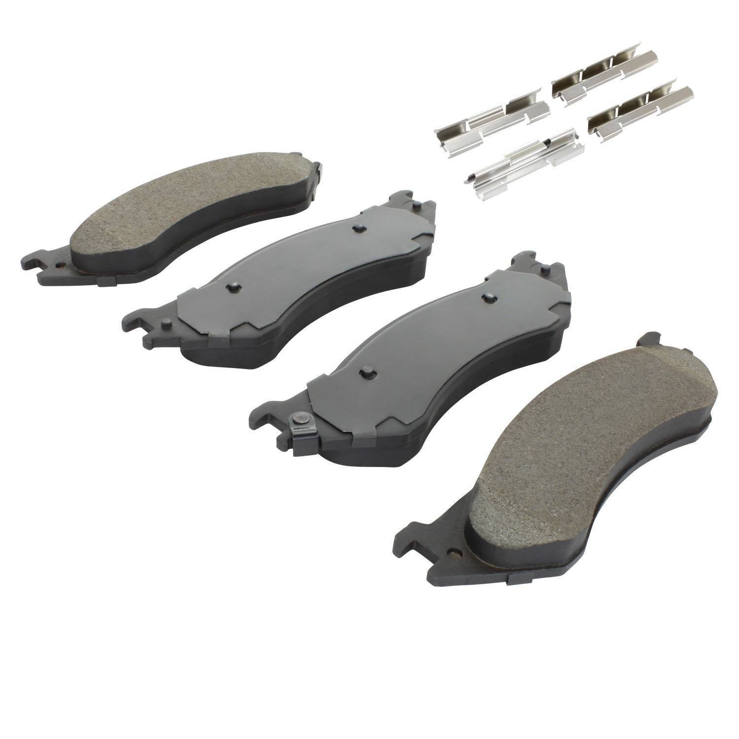 Angle View of Rear Disc Brake Pad Set MPA 1003-0702AM