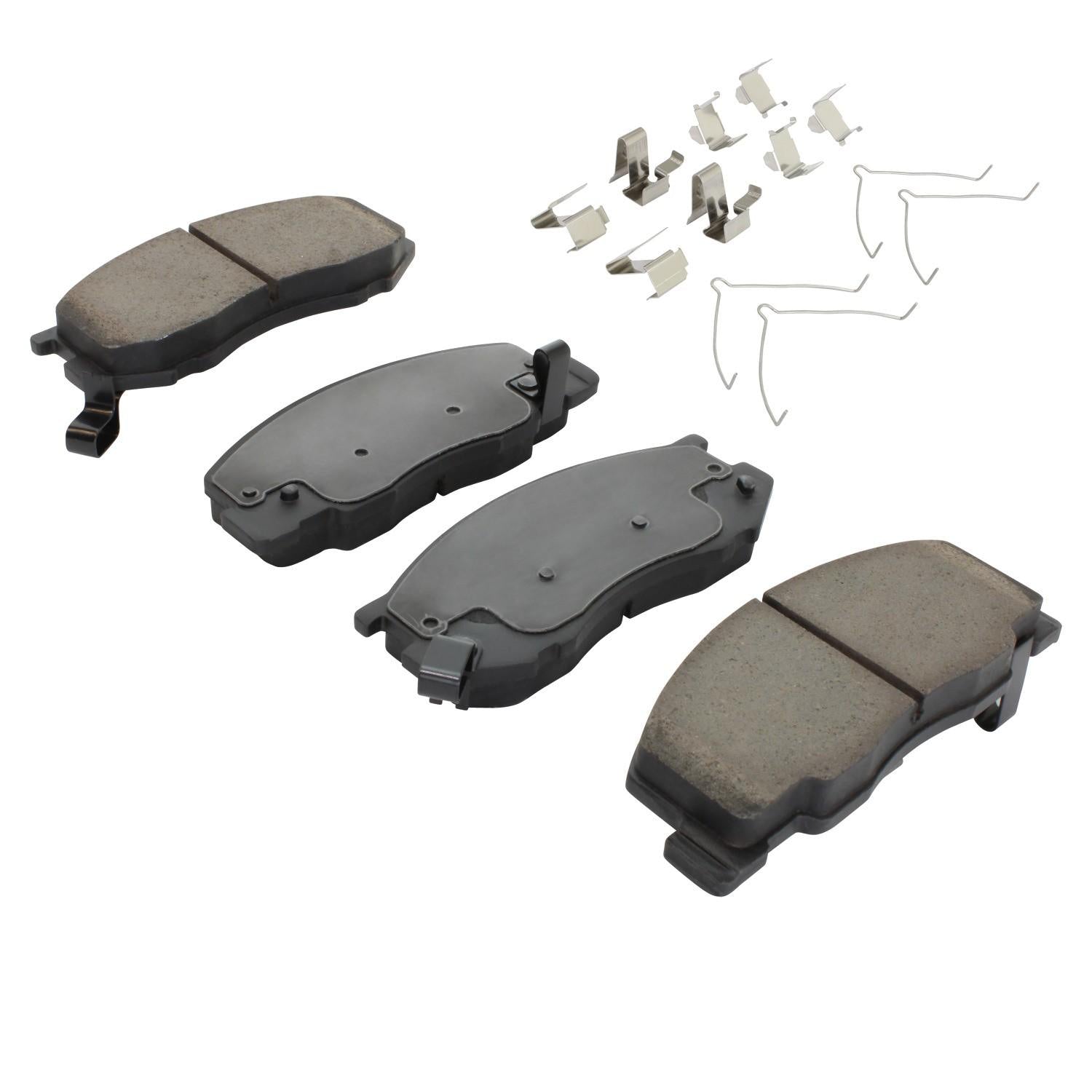 Angle View of Front Disc Brake Pad Set MPA 1003-0716C