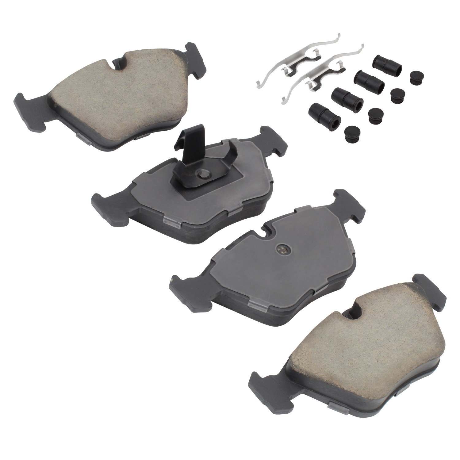 Angle View of Front Disc Brake Pad Set MPA 1003-0725M