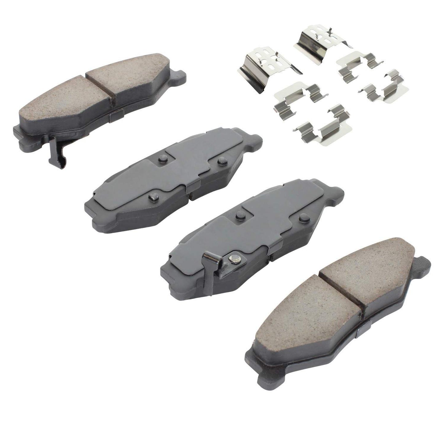 Angle View of Rear Disc Brake Pad Set MPA 1003-0732C