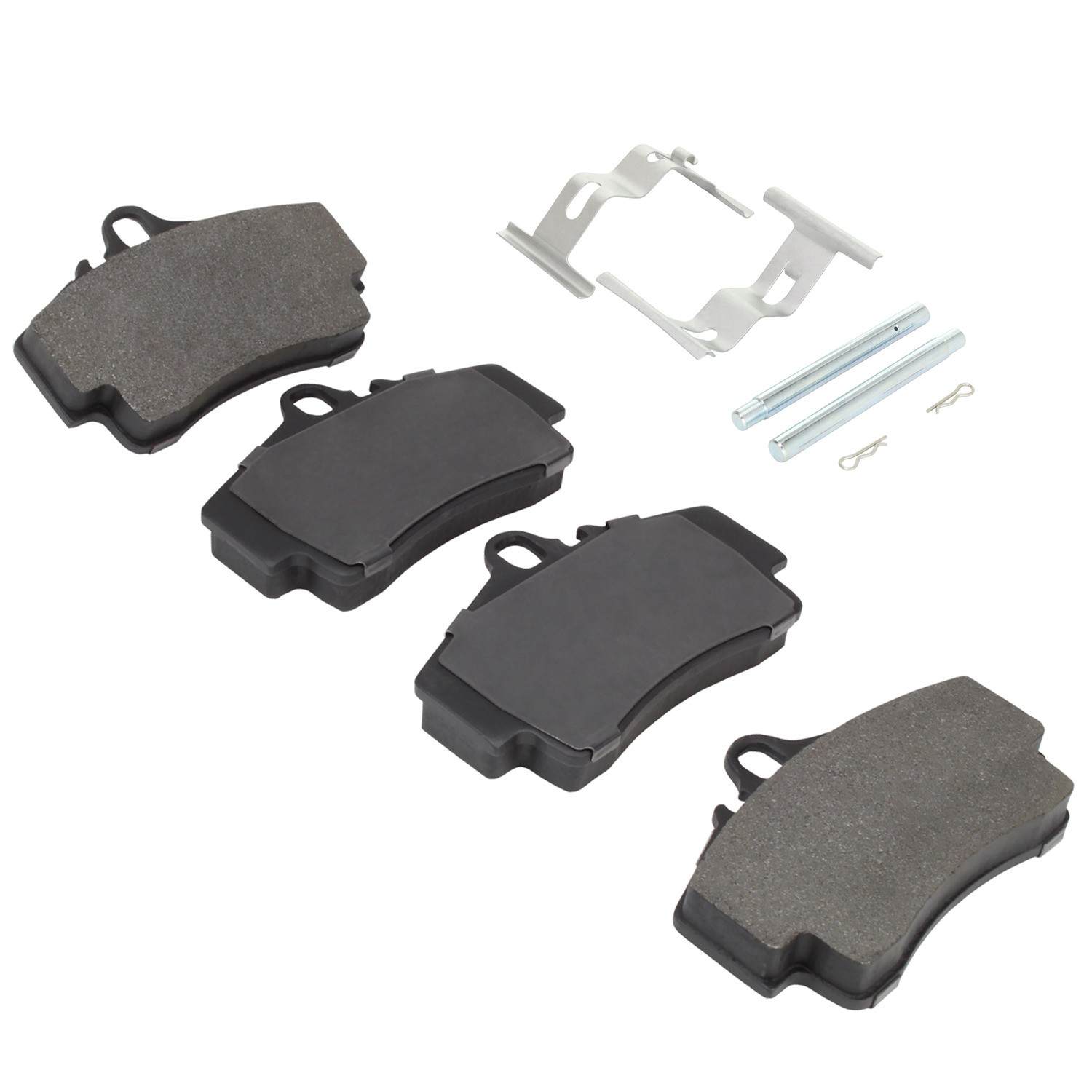 Angle View of Rear Disc Brake Pad Set MPA 1003-0738M