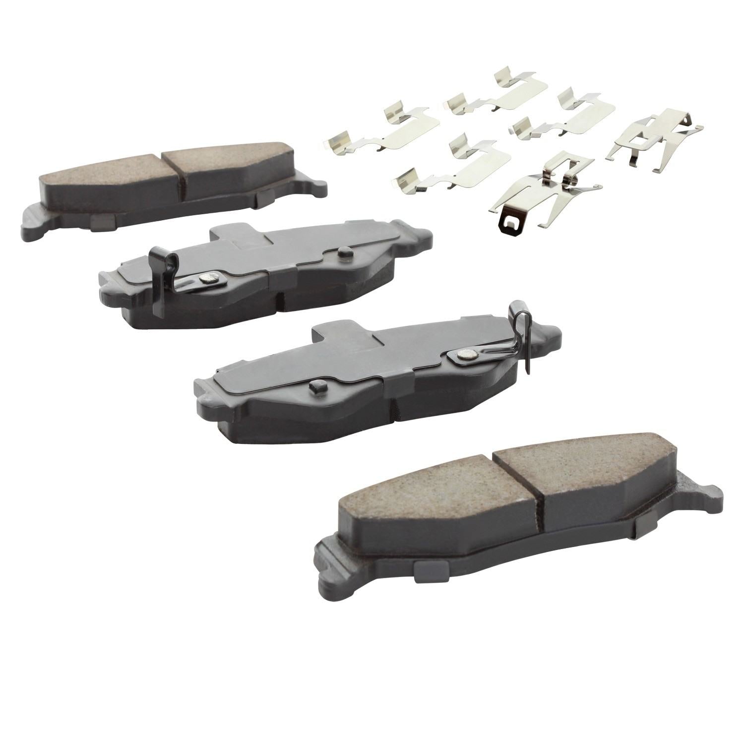 Angle View of Rear Disc Brake Pad Set MPA 1003-0750C