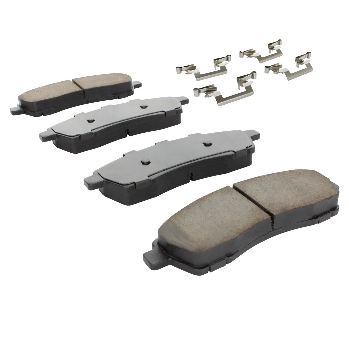 Angle View of Rear Disc Brake Pad Set MPA 1003-0757C