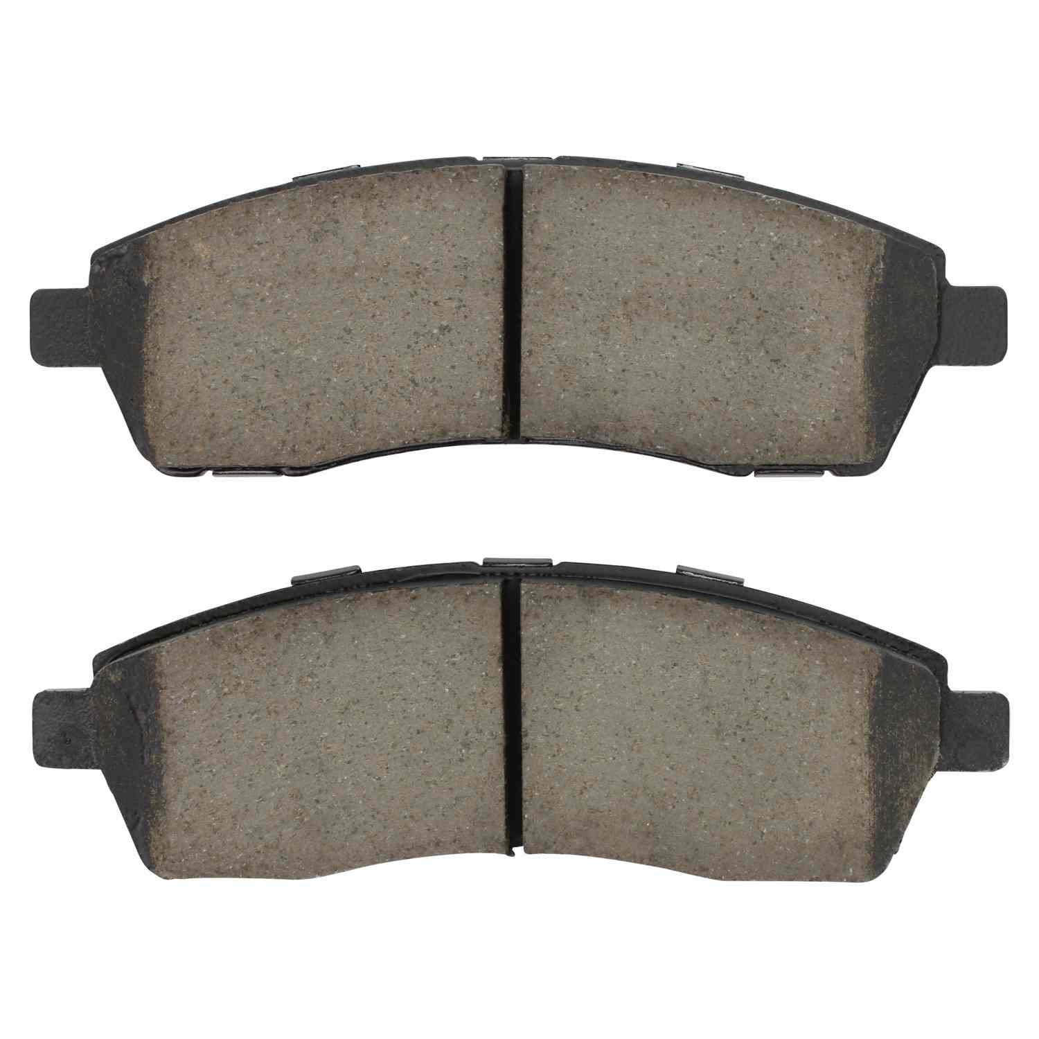 Front View of Rear Disc Brake Pad Set MPA 1003-0757C