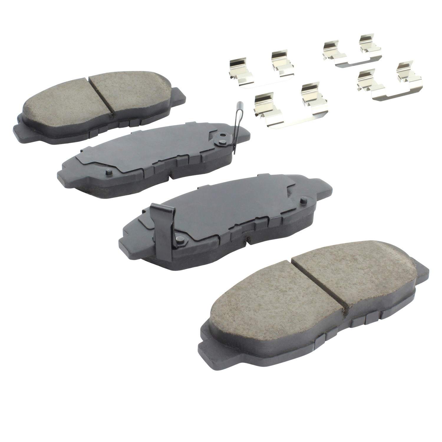 Angle View of Front Disc Brake Pad Set MPA 1003-0764AC