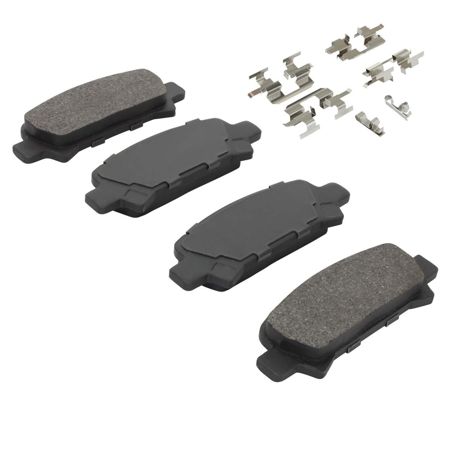 Angle View of Rear Disc Brake Pad Set MPA 1003-0770C