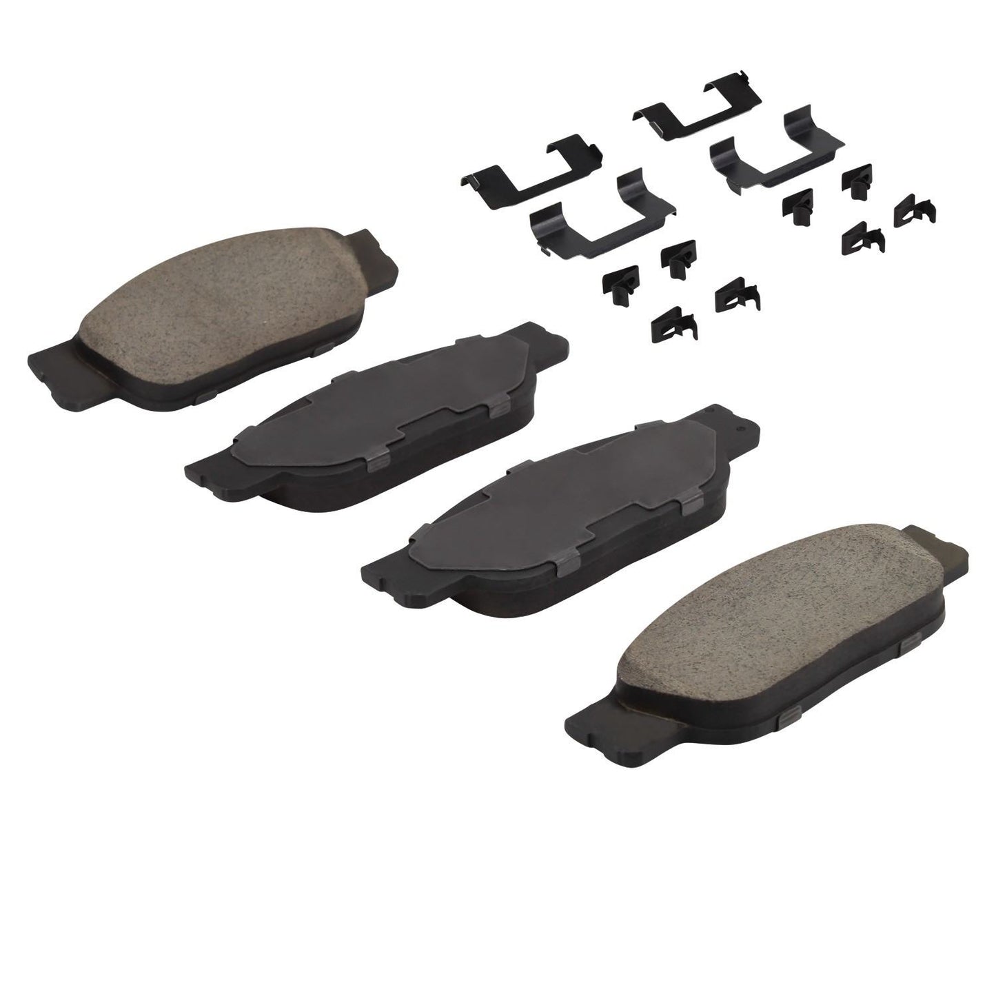 Angle View of Front Disc Brake Pad Set MPA 1003-0805M