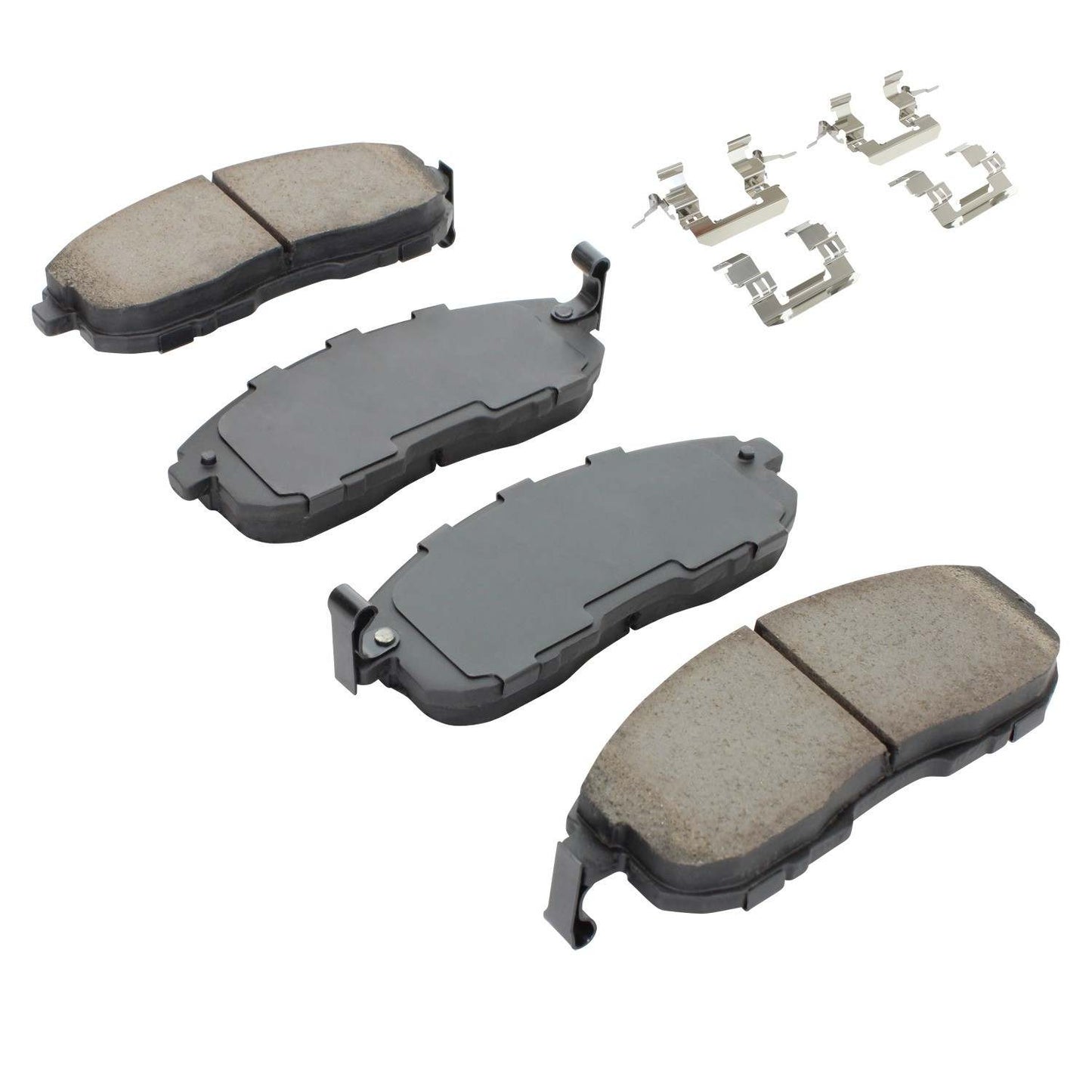 Angle View of Front Disc Brake Pad Set MPA 1003-0815AC