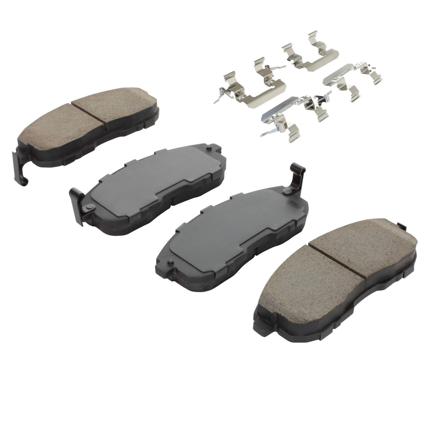 Angle View of Front Disc Brake Pad Set MPA 1003-0815C