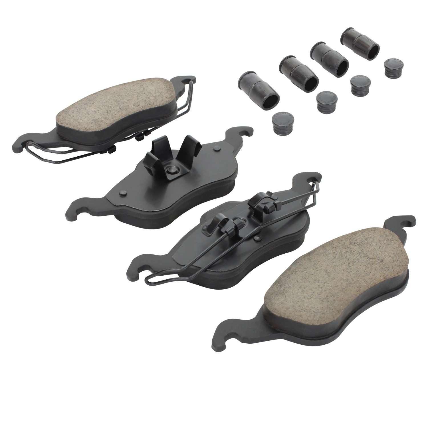 Angle View of Front Disc Brake Pad Set MPA 1003-0816C