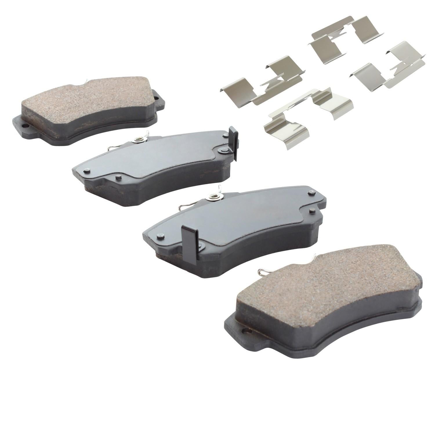 Angle View of Front Disc Brake Pad Set MPA 1003-0841M