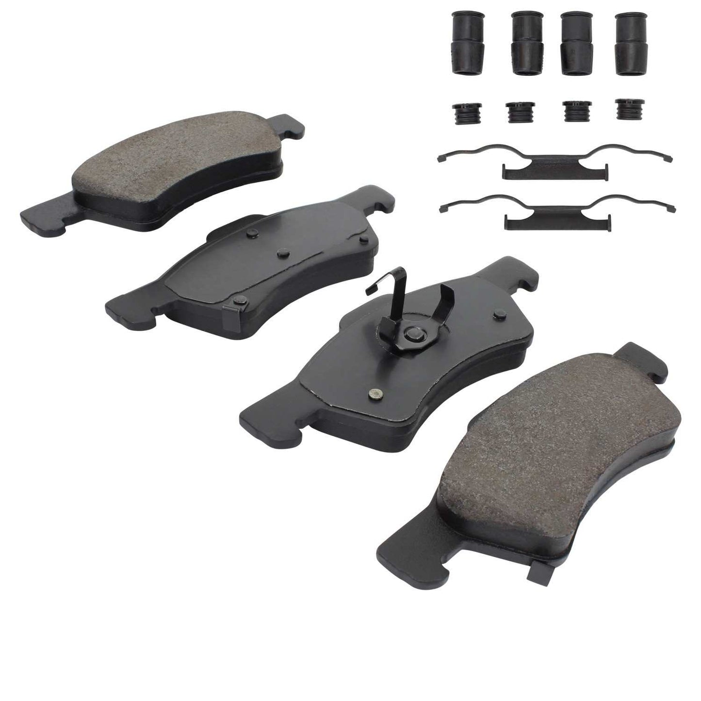 Angle View of Front Disc Brake Pad Set MPA 1003-0857M