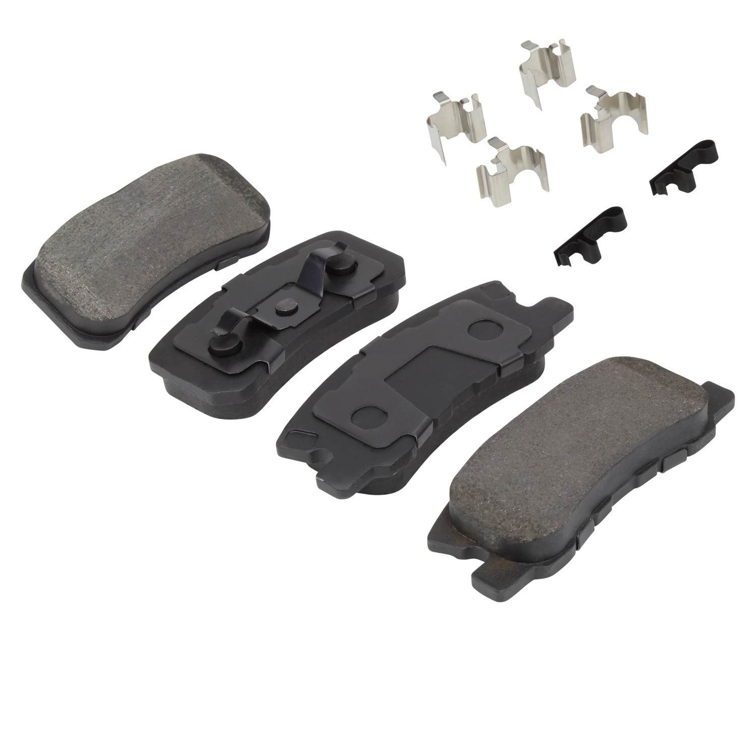 Angle View of Rear Disc Brake Pad Set MPA 1003-0868C