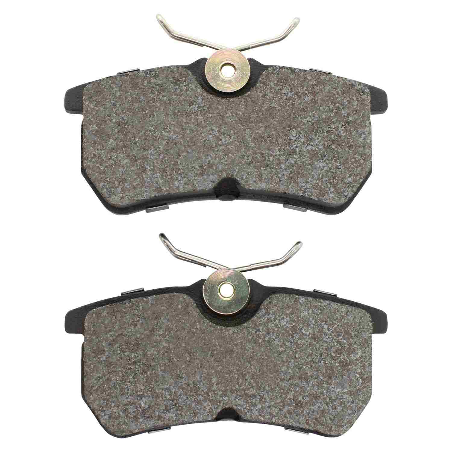 Front View of Rear Disc Brake Pad Set MPA 1003-0886M